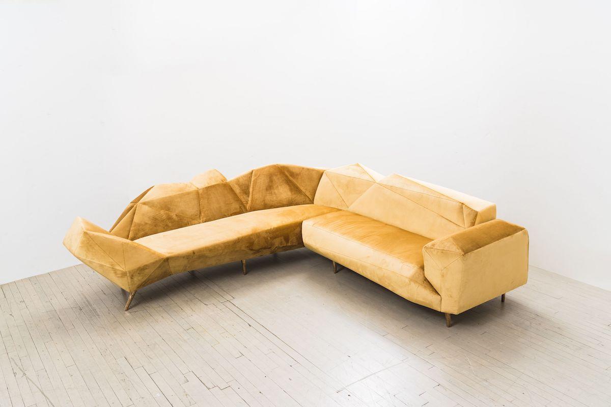Gemütliches L-förmiges Sofa, DE im Angebot 1