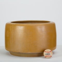 CP-17 Tire Planter by John Follis for Architectural Pottery in Yellow Glaze