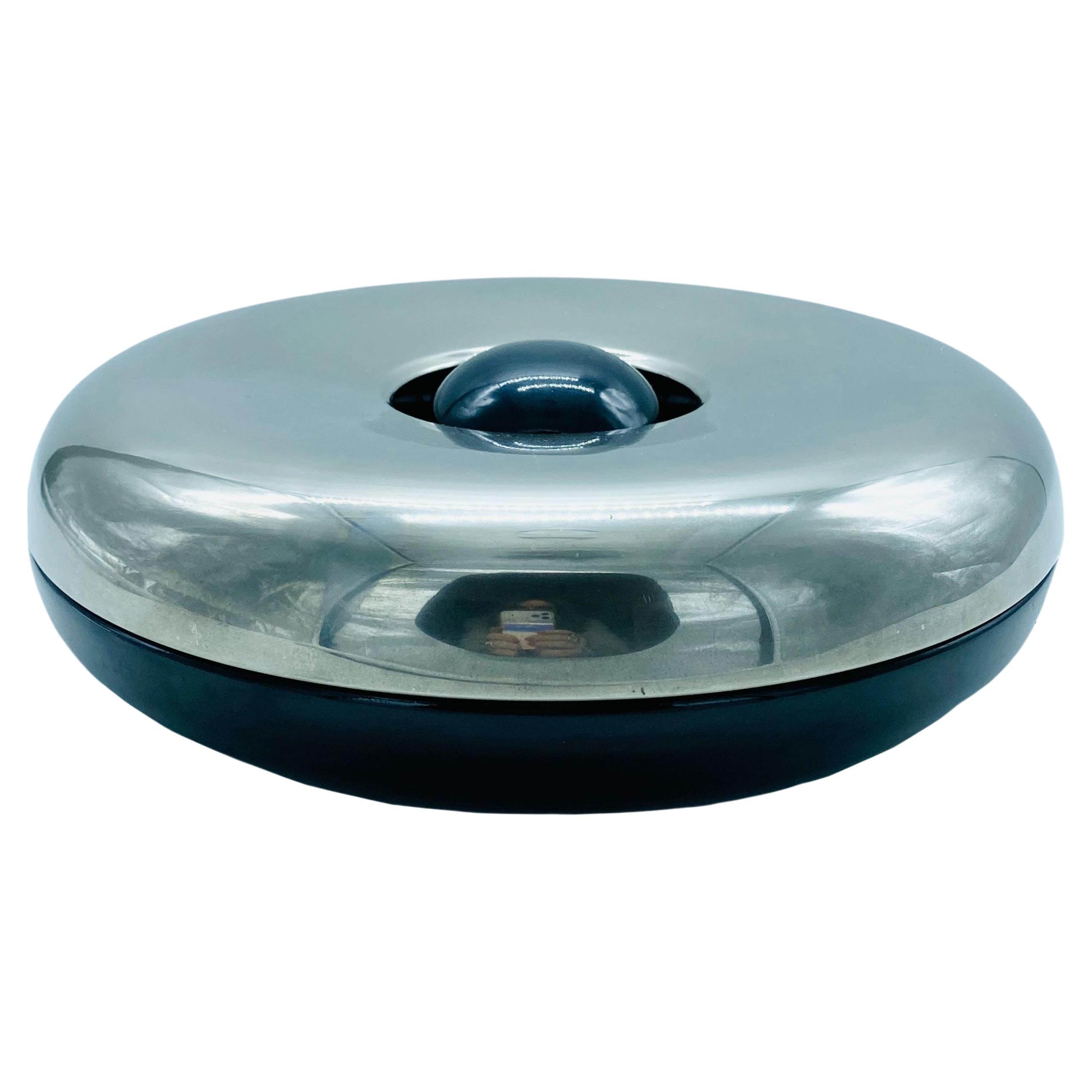 Streamline Moderne Aluminum Cigar Ashtray and Lighter at 1stDibs