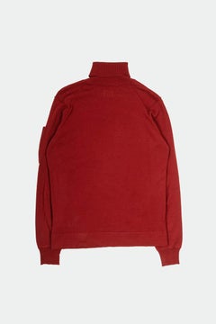 A.P.C. Pull à col roulé pour homme « Company », couleur bordeaux, référence IT48 / M, en laine mélangée