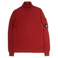 A.P.C. Pull à col roulé pour homme « Company », couleur bordeaux, référence IT48 / M, en laine mélangée