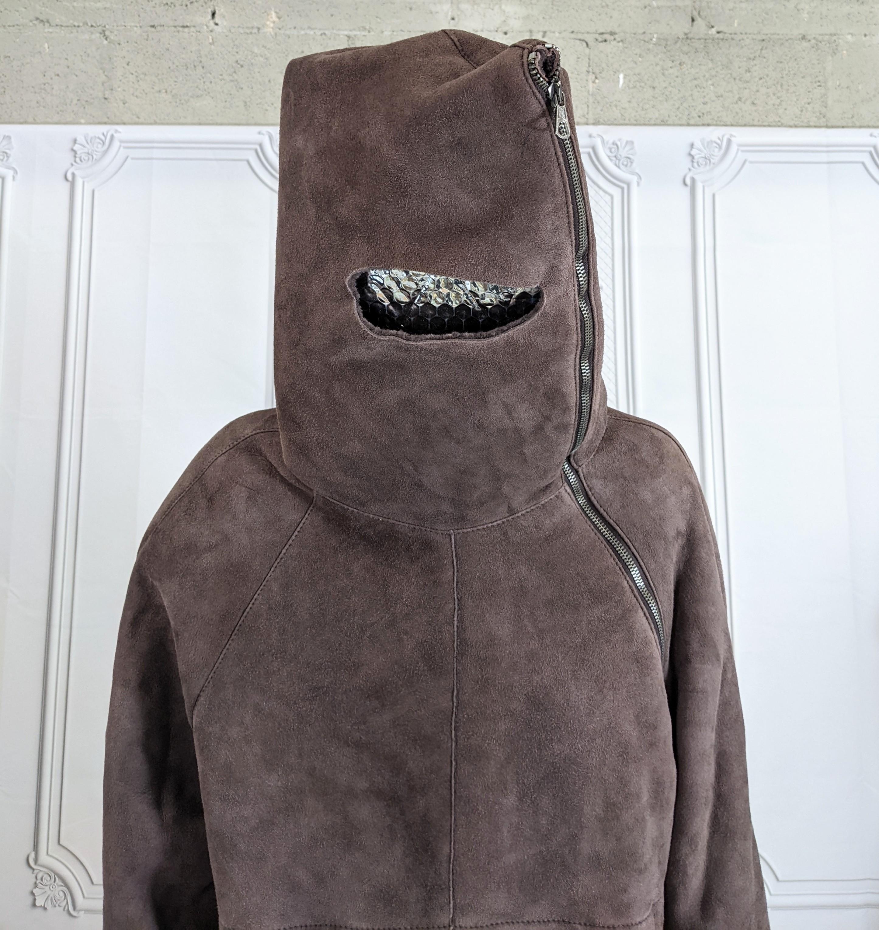 CP Company Mens Shearling Gumby Hood Anorak For Sale 2