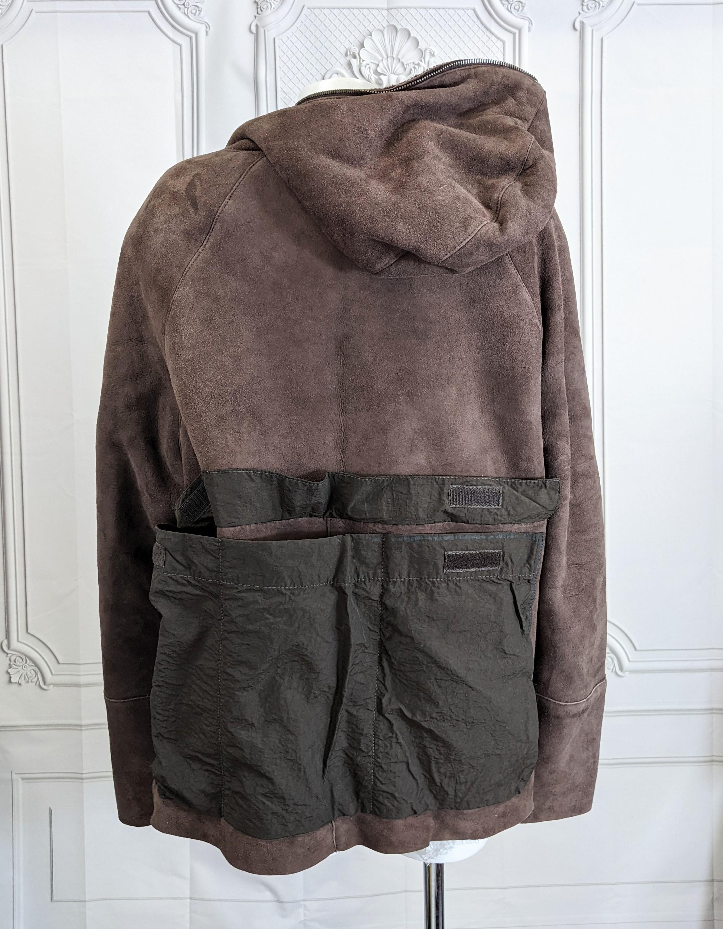 CP Company Mens Shearling Gumby Hood Anorak For Sale 7