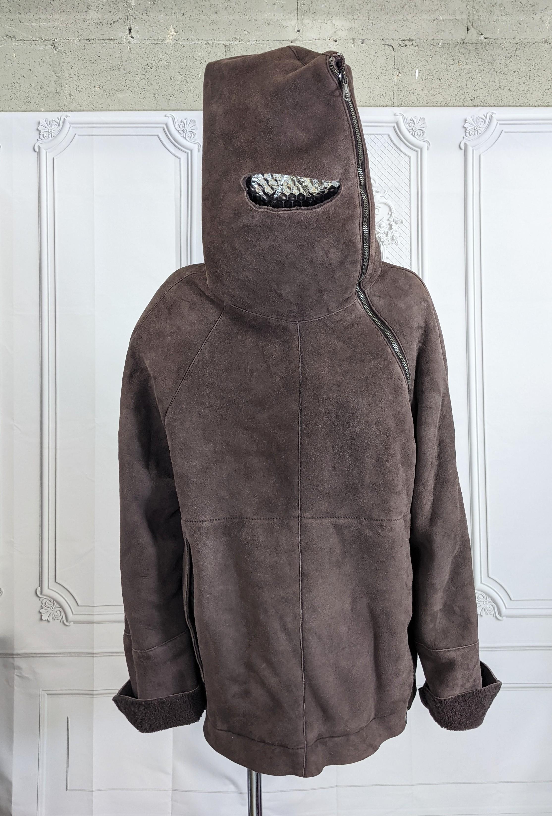 CP Company Mens Shearling Gumby Hood Anorak For Sale 1