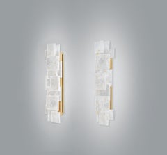 CPS 25 Rock Crystal Quartz Sconces by Phoenix