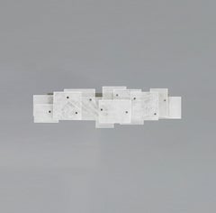 CPS 25 Horizontal Rock Crystal Quartz Sconce by Phoenix