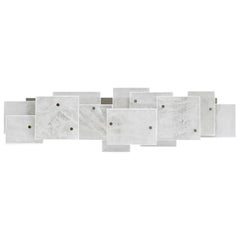 CPS Horizontal Rock Crystal Quartz Sconce by Phoenix