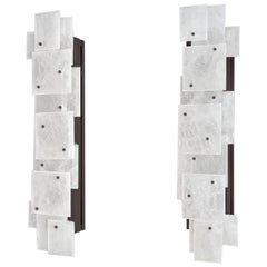 CPS 25 Rock Crystal Quartz Sconces by Phoenix