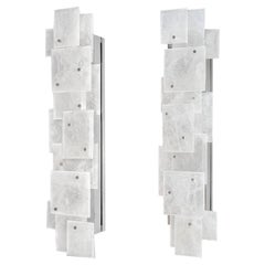 CPS 25 Rock Crystal Quartz Sconces by Phoenix