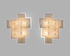 CPS16 Rock Crystal Sconces By Phoenix