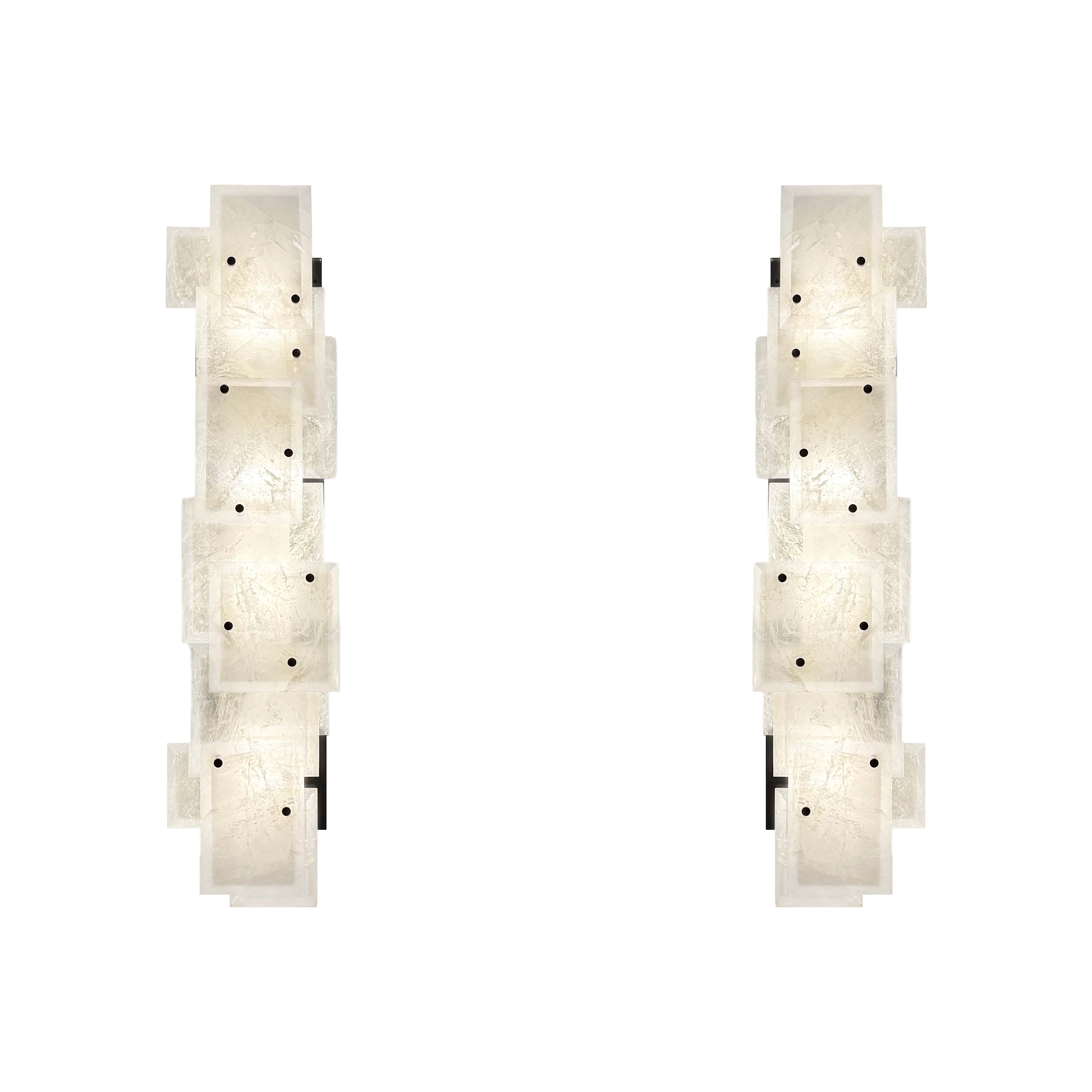 CPS25 Rock Crystal Sconces by Phoenix