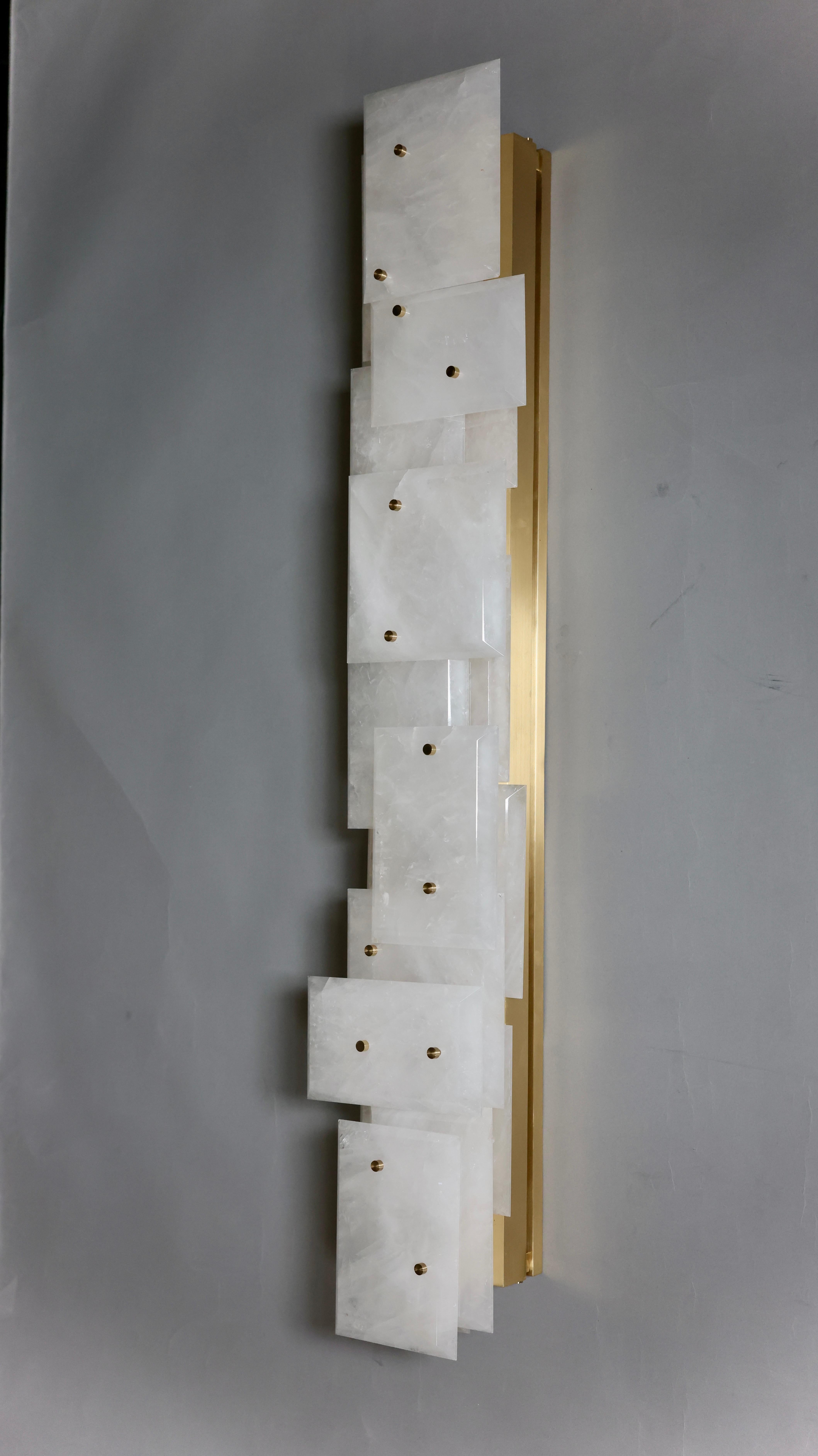 CPS35 Rock Crystal Sconces by Phoenix In New Condition For Sale In New York, NY