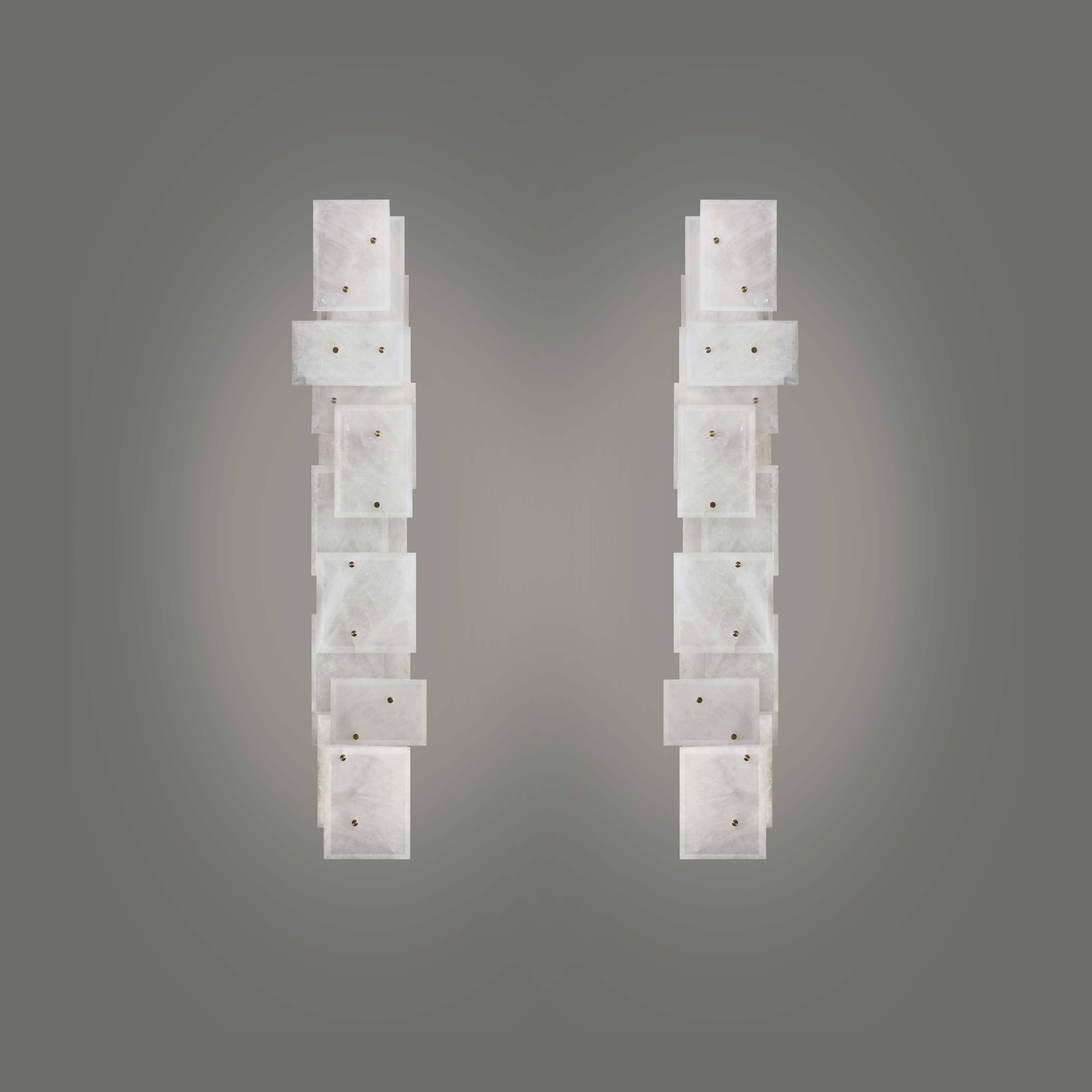 CPS35 Rock Crystal Sconces by Phoenix