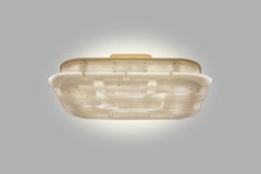 CPS36 Rock Crystal Semi flushmount By Phoenix