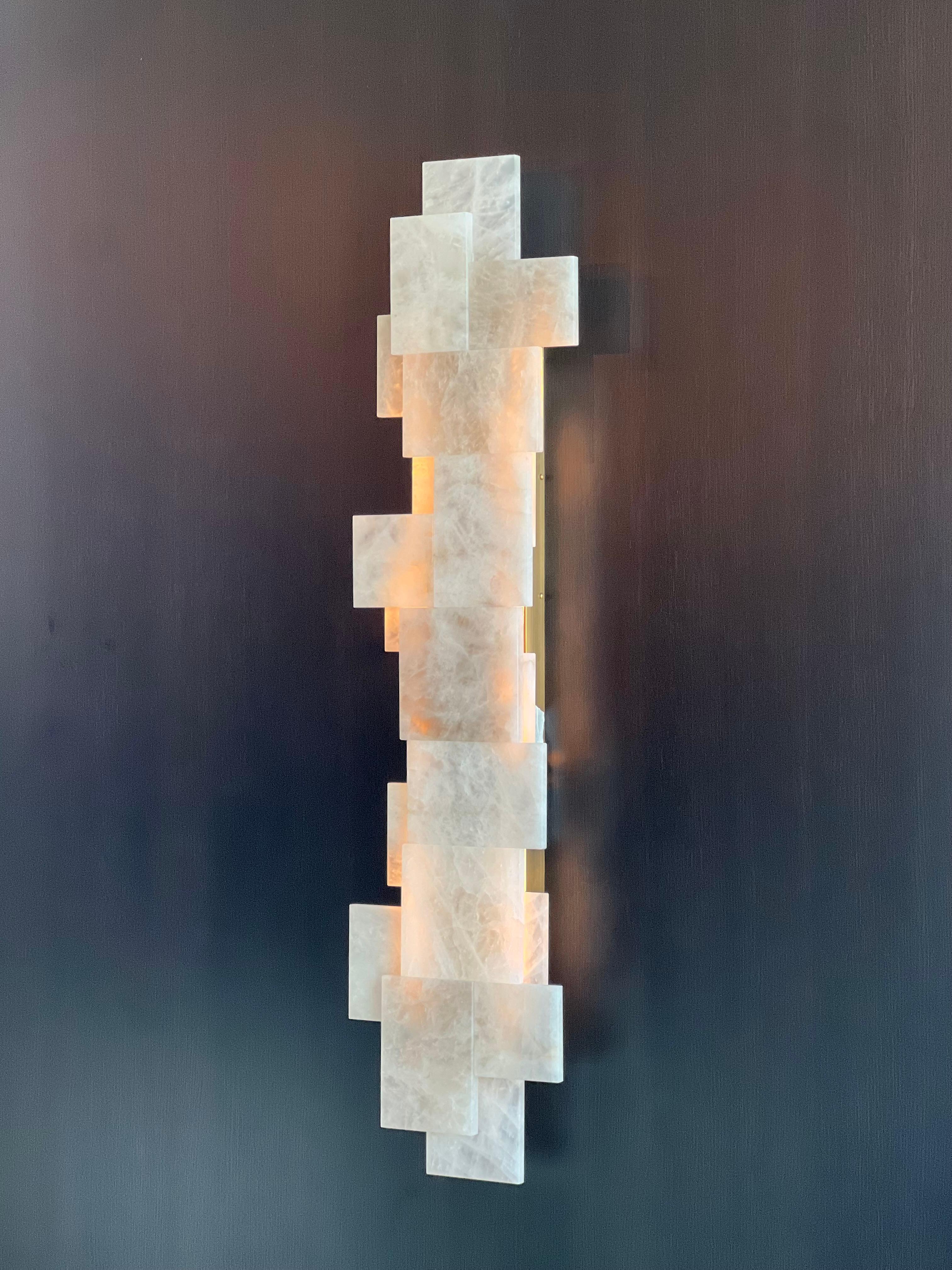 CPS42 Rock Crystal Sconces By Phoenix For Sale 2
