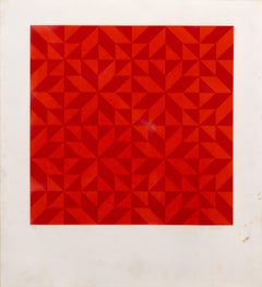 Geometric Composition, Abstract Geometric Screenprint by CR Rossbach