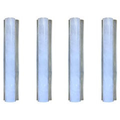 Group of Four CRA Rock Crystal Sconces by Phoenix