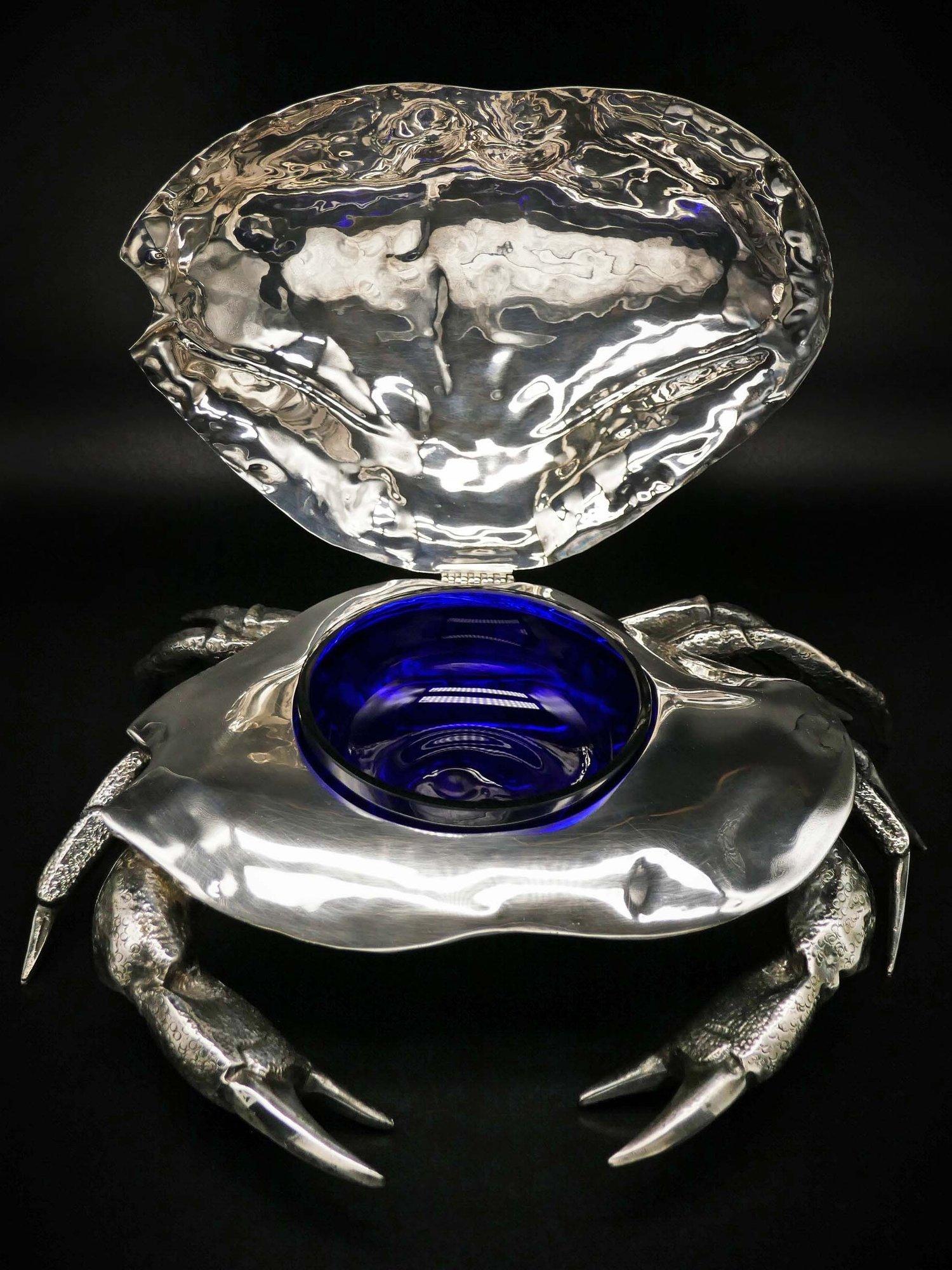 Crab Caviar Cup in Silver Plate 2