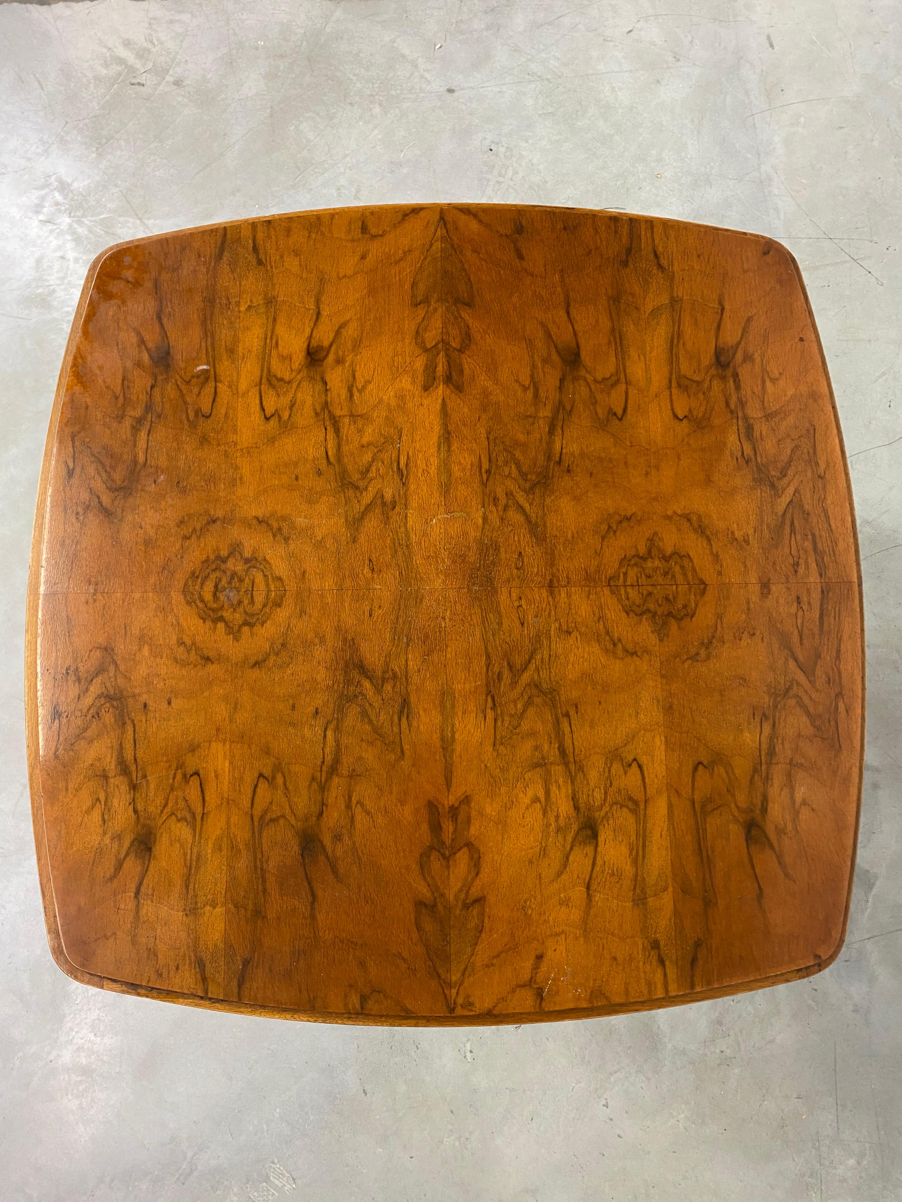 Mid-Century Modern Crab coffee table by arch. Jindřich Halabala for Tatra NP For Sale
