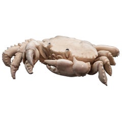 Crab Moose Antler Carving