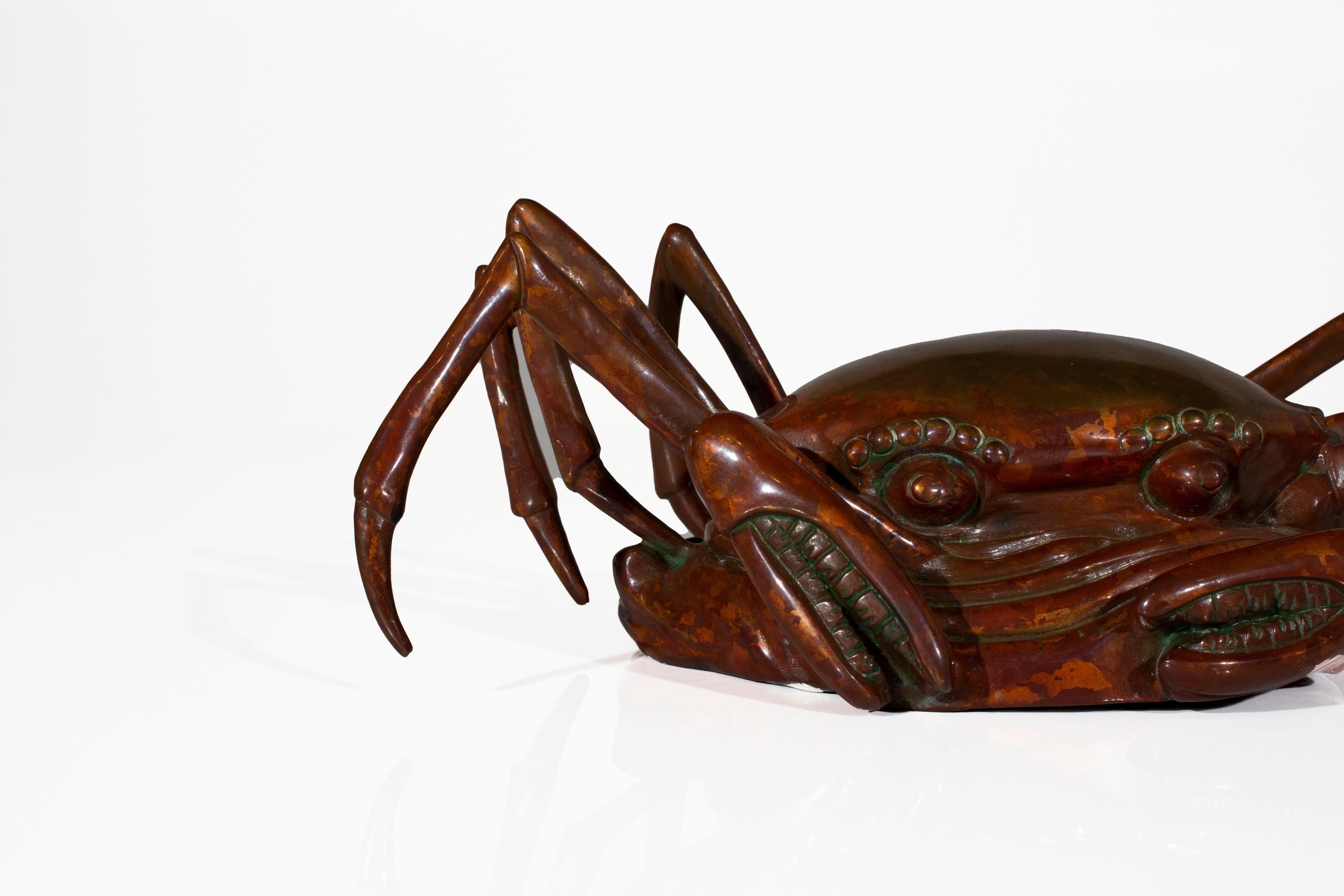 Crab Paperweight In Good Condition In Dallas, TX
