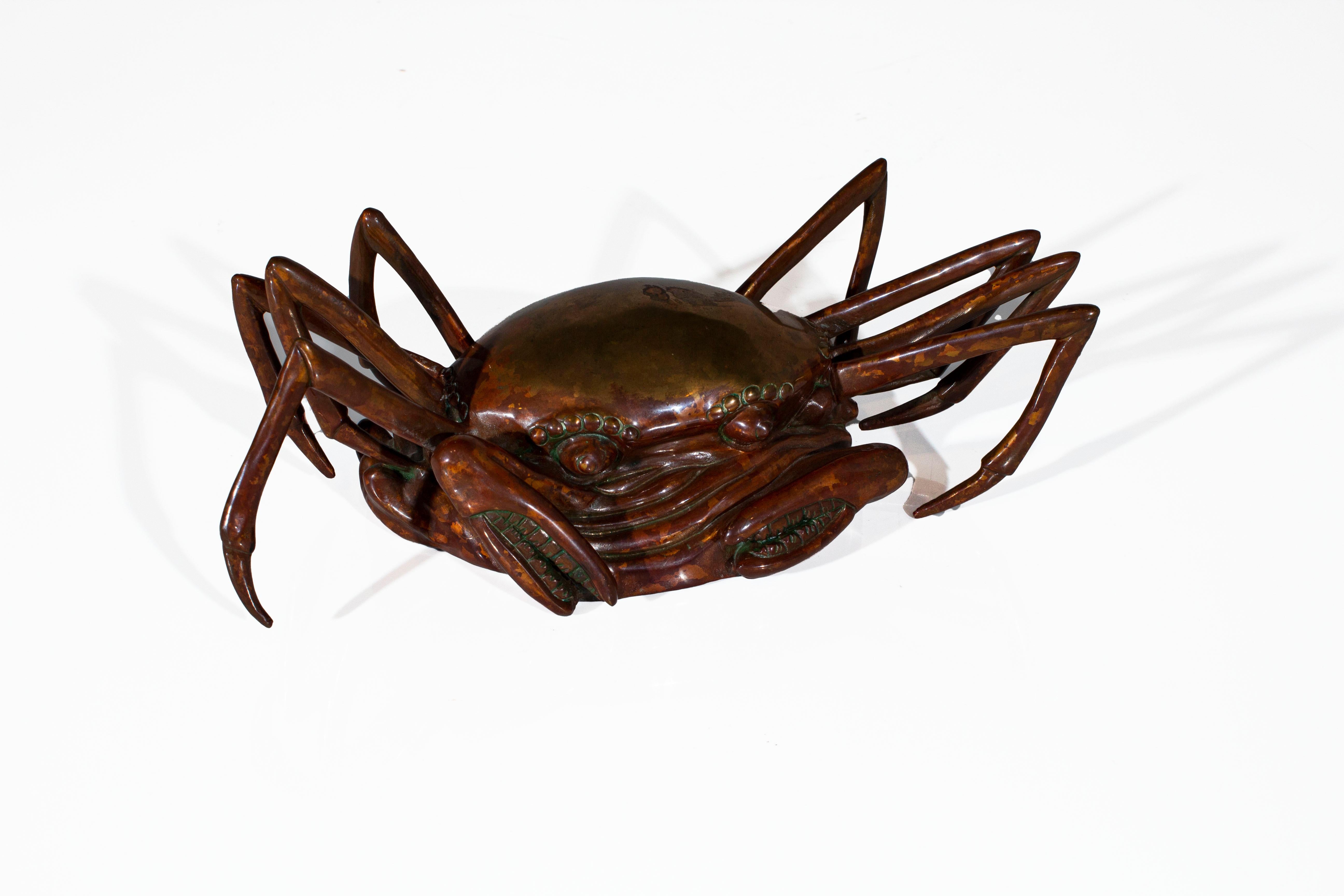 Metal Crab Paperweight