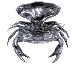 Crab Pewter Box or Caviar Bowl by Piero Figura