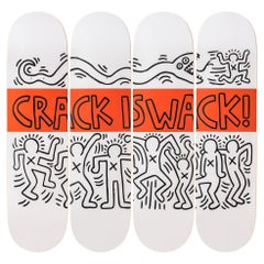 Juego de monopatín Crack Is Whack de Keith Haring