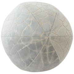 Cracked Cut Velvet Round Ball Pillow