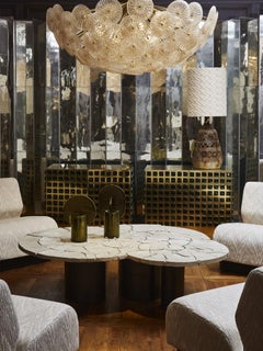 "Cracked Earth" coffee table by Erwan Boulloud