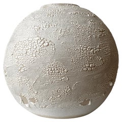 Cracked Earth Moon Jar by Laura Pasquino