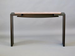 Cracked Ice Mahogany Console by Thomas Throop  Black Creek Design  Made to Order