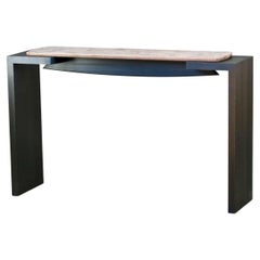 Cracked Ice Mahogany Console by Thomas Throop/ Black Creek Design- Made to Order