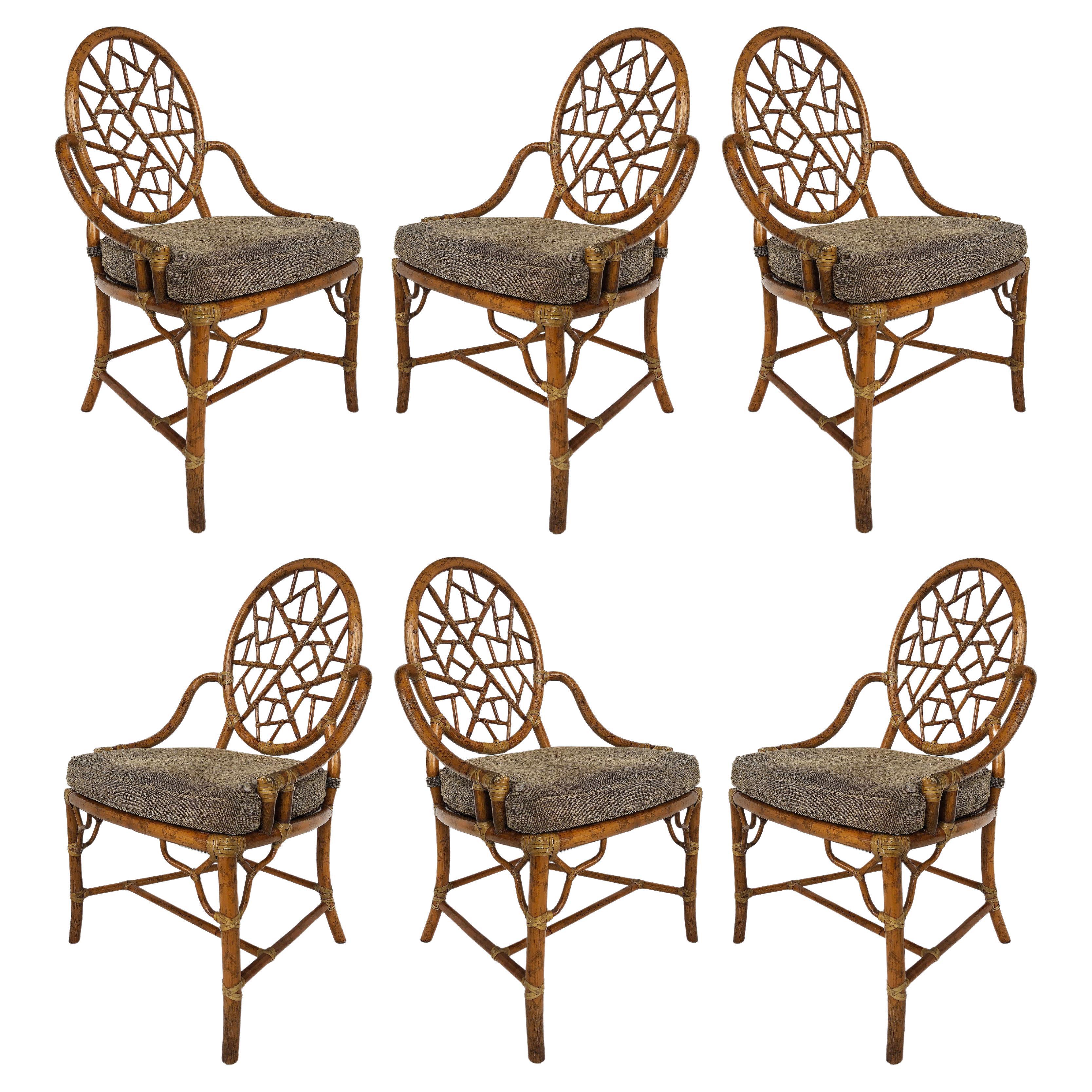 Cracked Ice McGuire Furniture San Francisco Dining Chairs, Set of 6