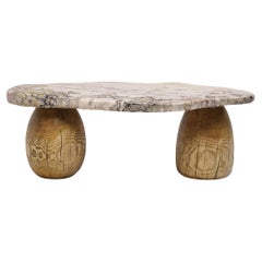 Cracked Ice Meditation Stone Table