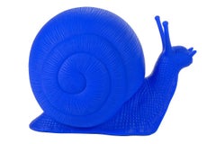 Cracking Art "Chiocciola Blu" 45/99 Polyethylene Contemporary Art Sculpture