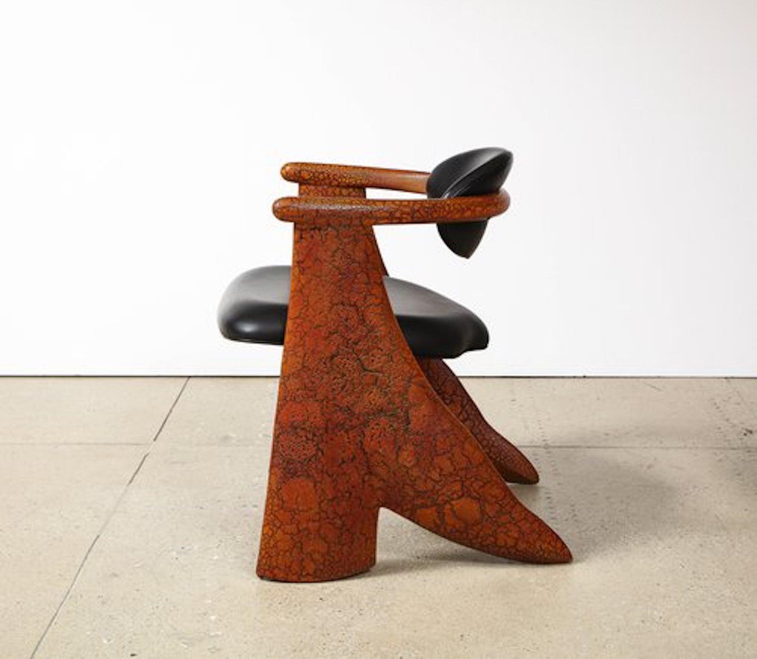 American Crackle Arm Chair by Wendell Castle
