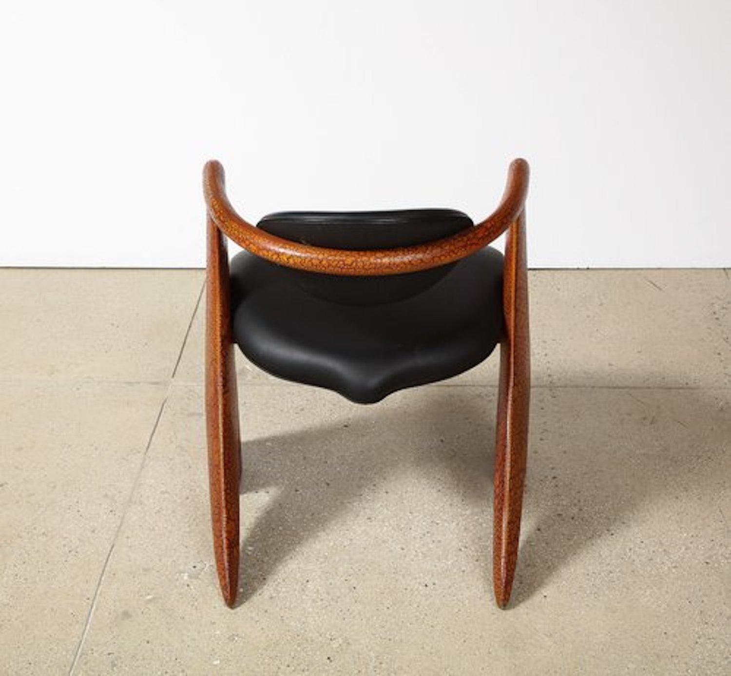 Crackle Arm Chair by Wendell Castle In Good Condition In New York, NY