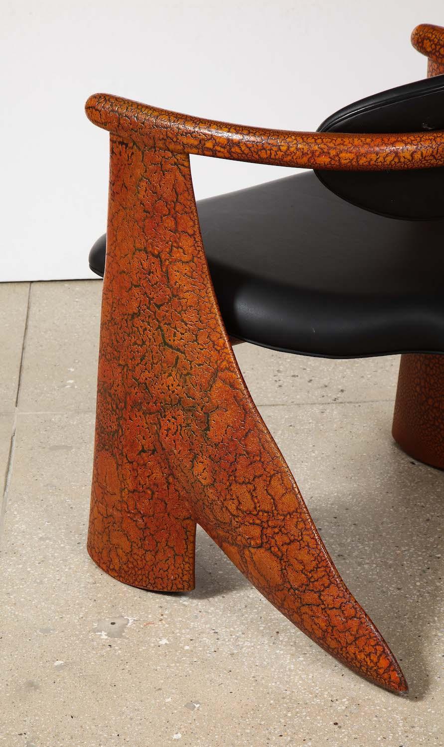 Crackle Arm Chair by Wendell Castle 1