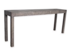 Patina Weathered Gray Console Table