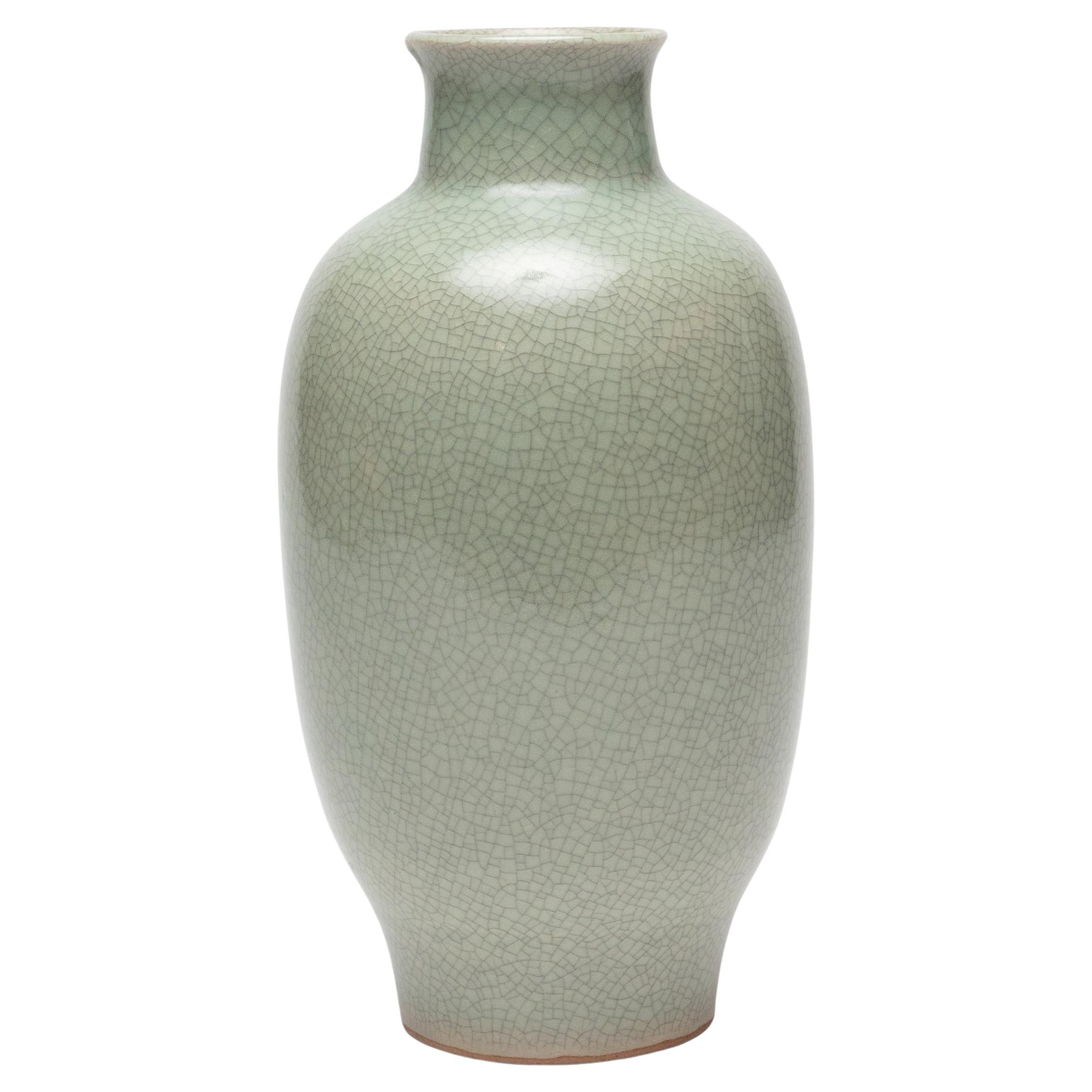 Vase Crackle Celadon