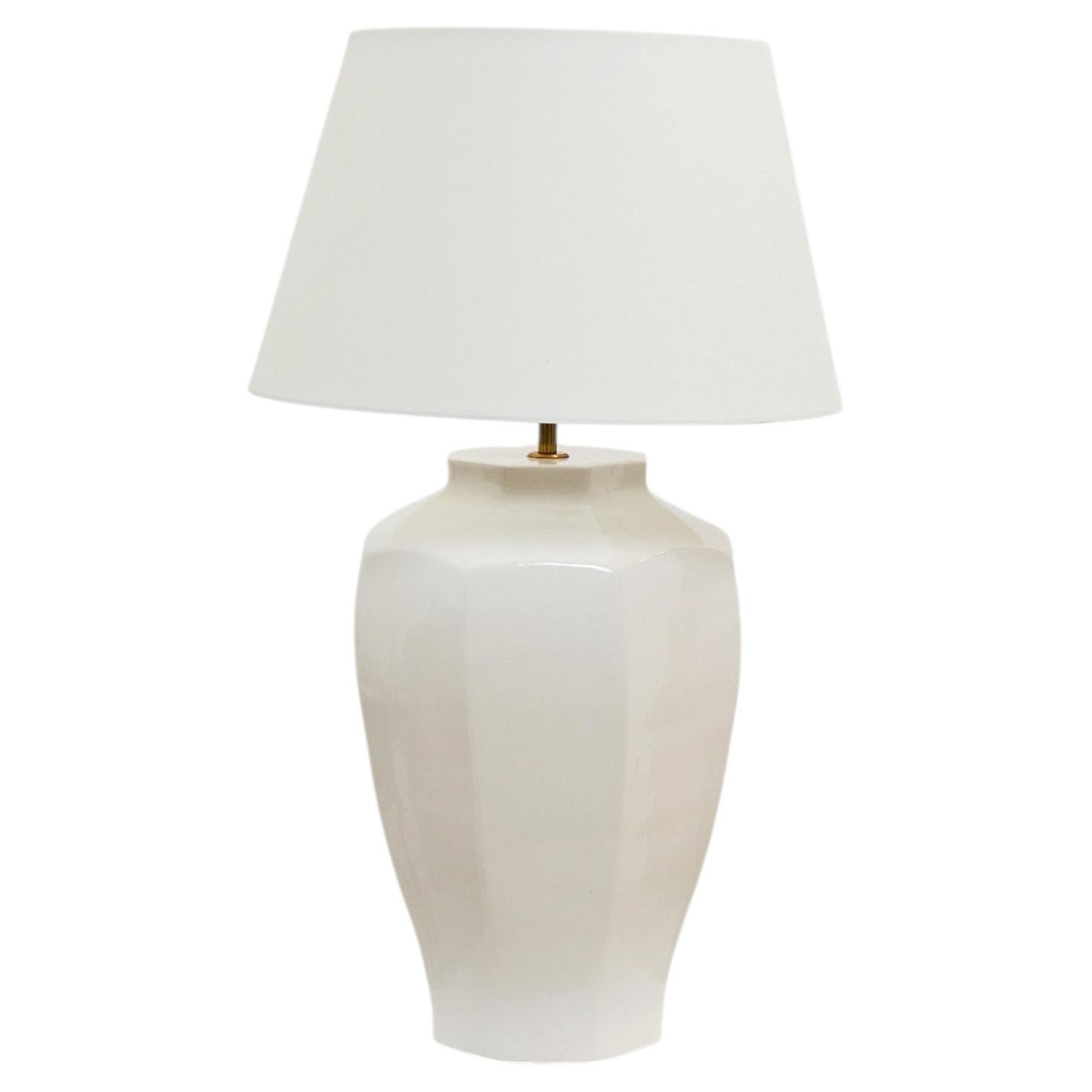 Crackle Ceramic Lamp