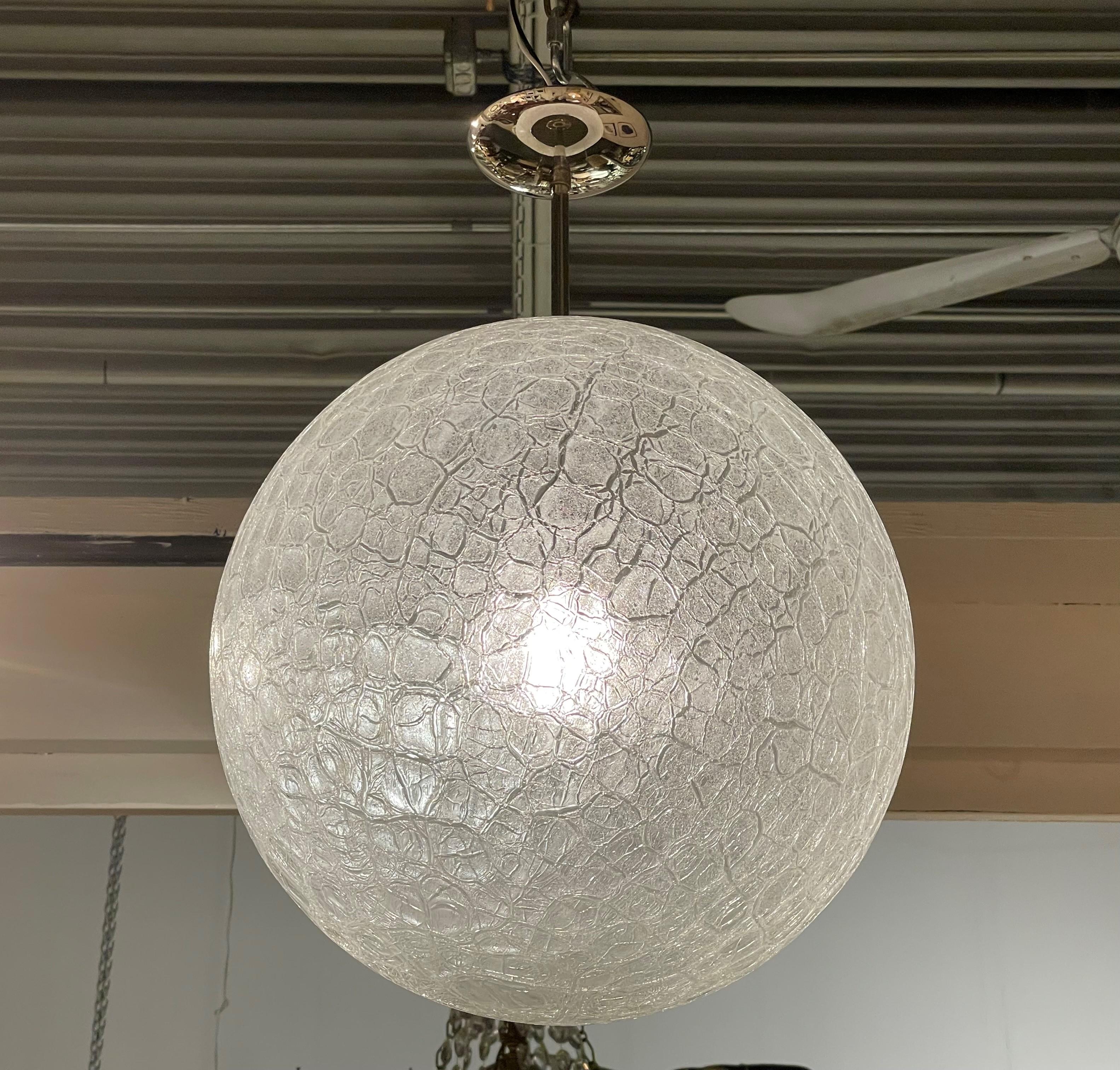 Globo Doria in vetro craquelé in vendita 2