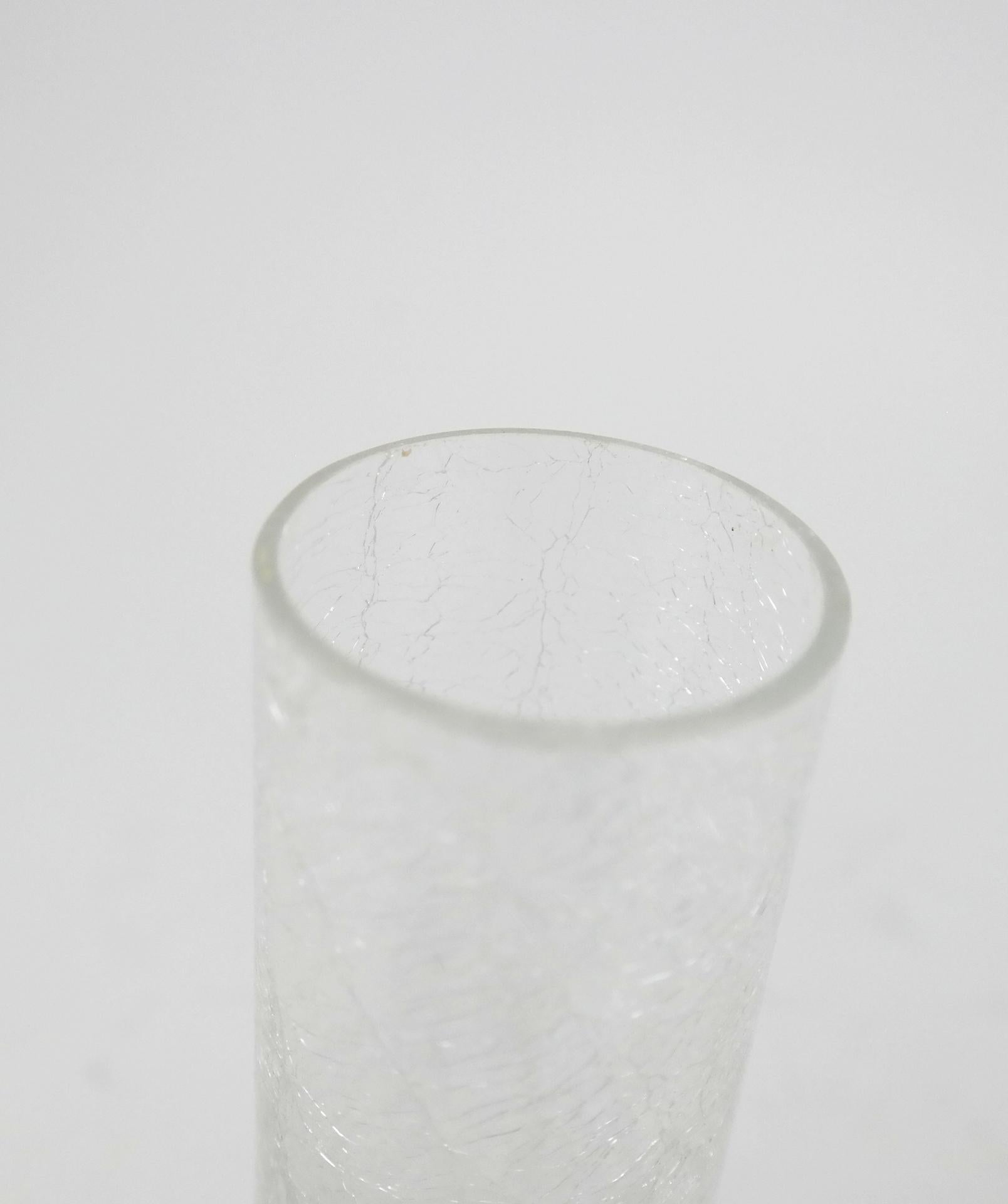 Crackle Glass Set of Six, 1960s 3