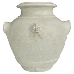 Retro Crackle Glaze Italian Pottery Urn Marked Made in Italy for Tutto Bene, 1830