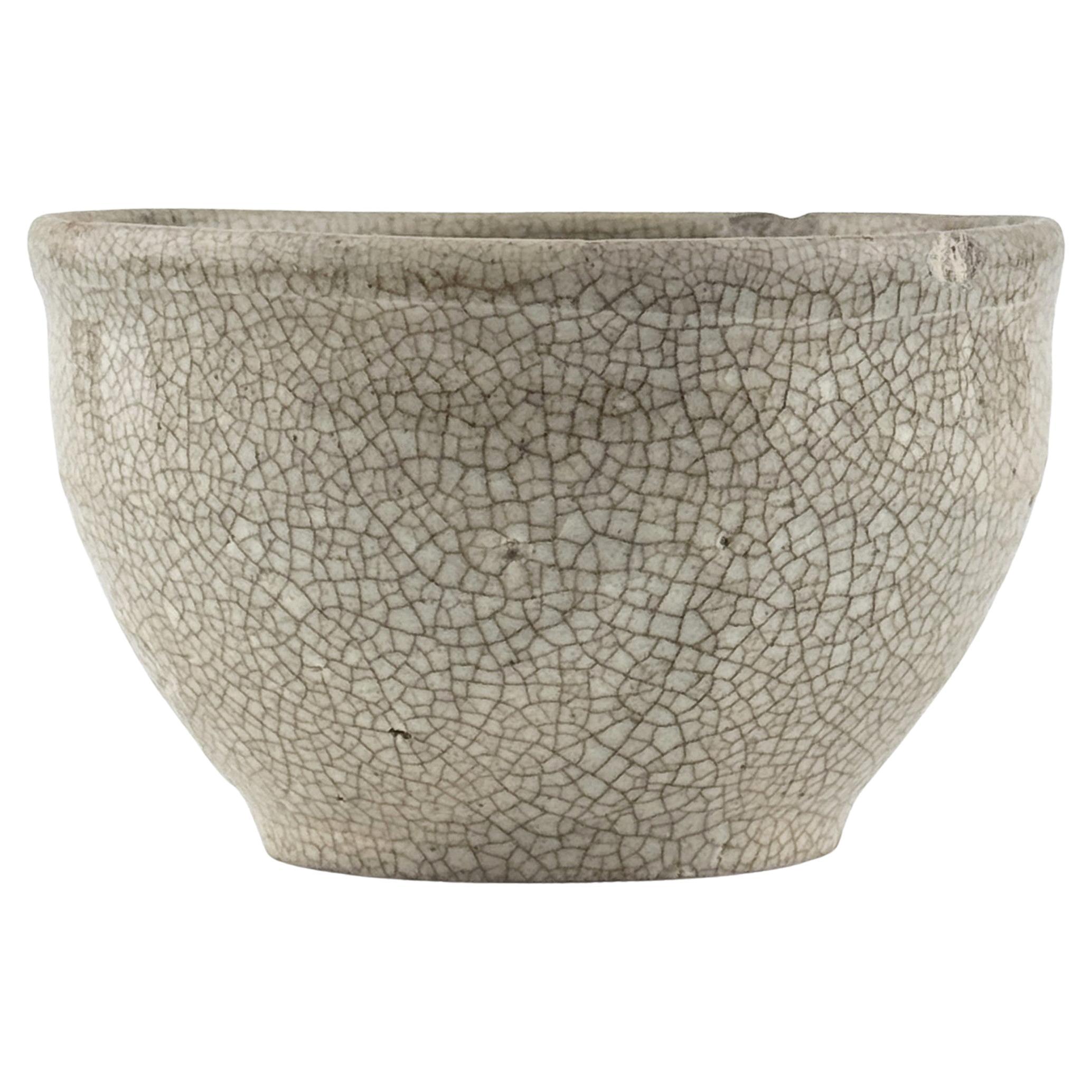 Schale mit Craquelé-Glasur, Qing-Zeit