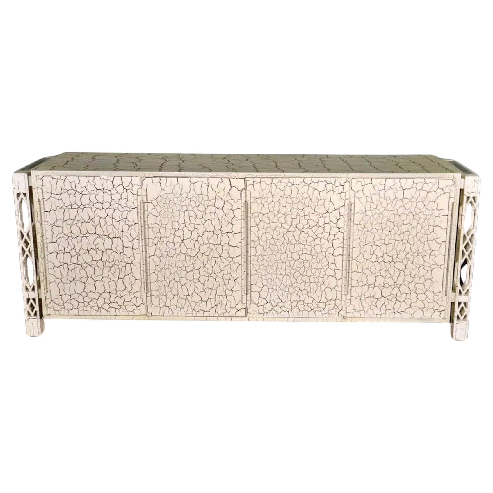 Crackle Lacquer Cabinet