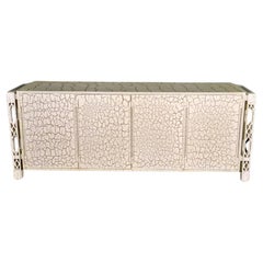 Vintage Crackle Lacquer Cabinet
