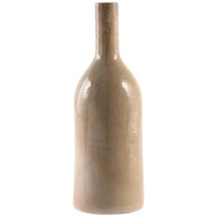 Crackled Ceramic Raku Bottle