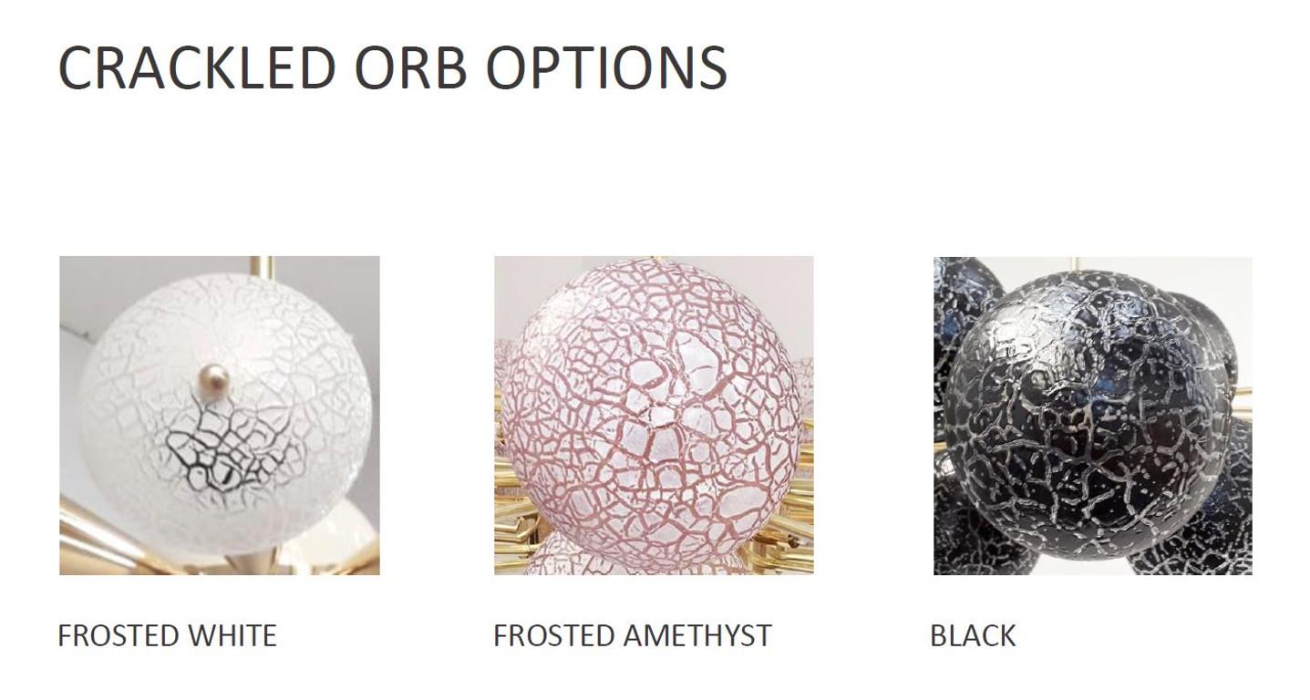 Lampadario Crackled Orbs di Fabio Ltd in vendita 1